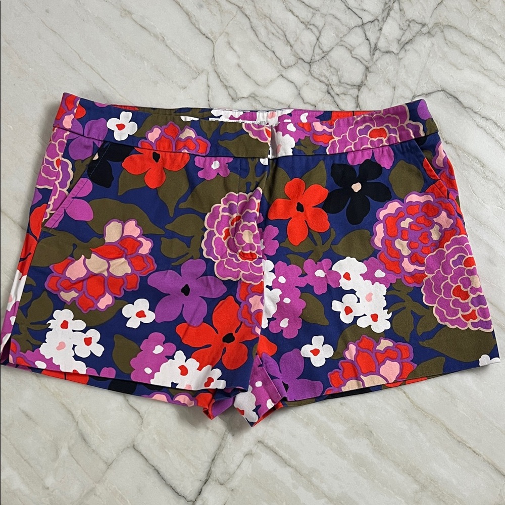 Trina Turk Shorts Corbin Greenhouse Floral-Print woman’s size 14